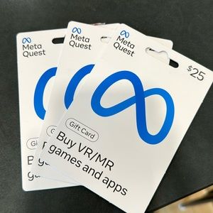 Meta quest gift cards